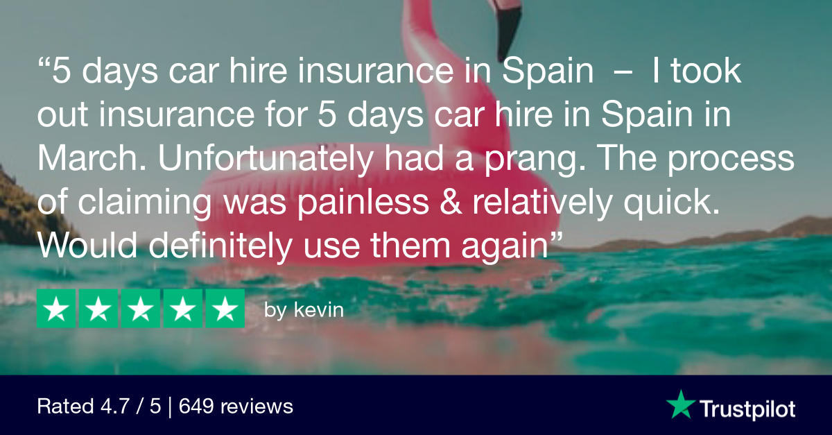 Trustpilot review - beach